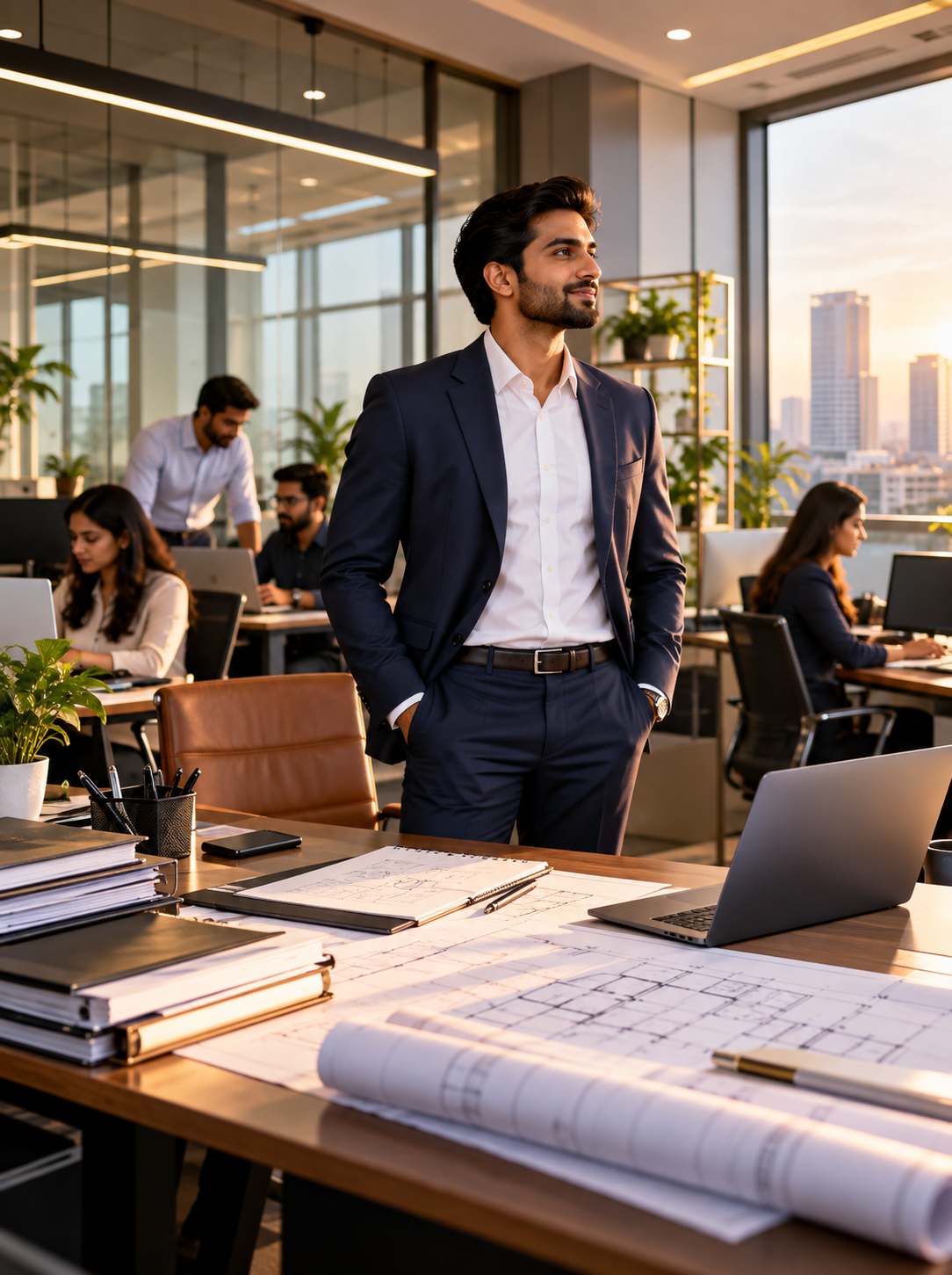 Business owner reviewing growth plans with an advisor